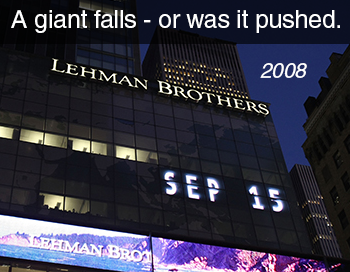 GFC Wall St Bank Giant Falls Scapegoat