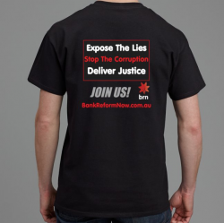 Cotton Black BRN TShirt Back